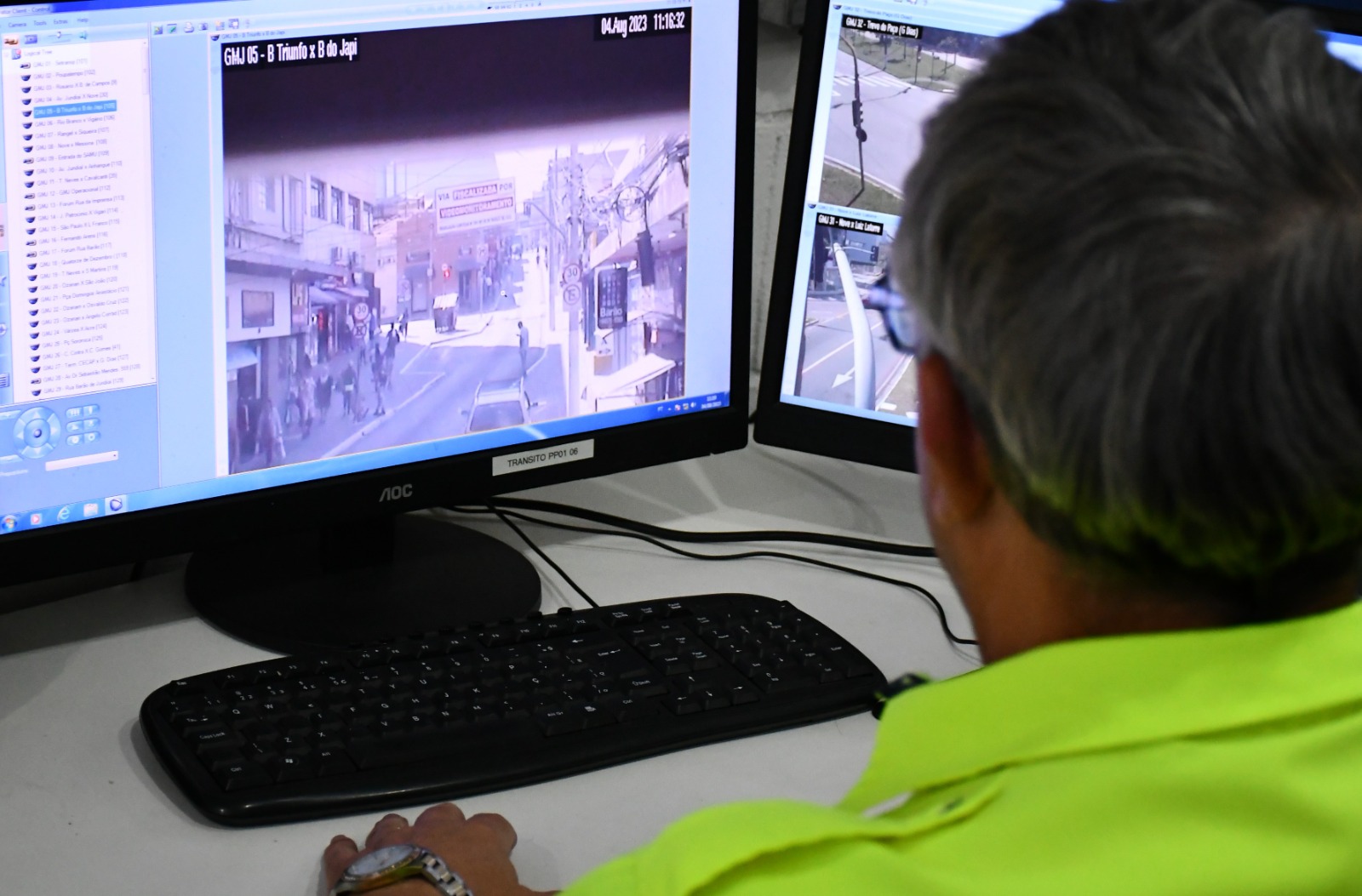 Para aprimorar a segurança viária, videomonitoramento começa a ser realizado em Jundiaí