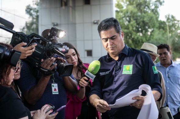 Prefeitura de Cuiab | Prefeito aponta 748 dias de omisso da CGE aps determinao judicial, aparelhamento da mquina pblica para perseguio poltica e pede investigao do MPE
