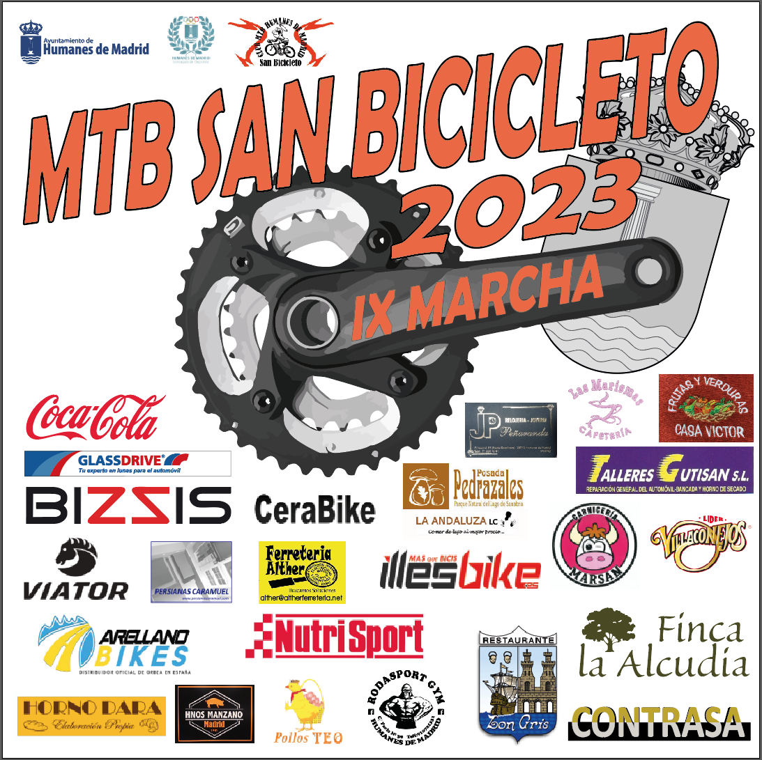 ¡ATENCIÓN! La IX Marcha MTB San Bicicleto saldrá el domingo, 3 de sept, a las 09:00, desde el CEIP “Campohermoso” (NO desde el Recinto Ferial)