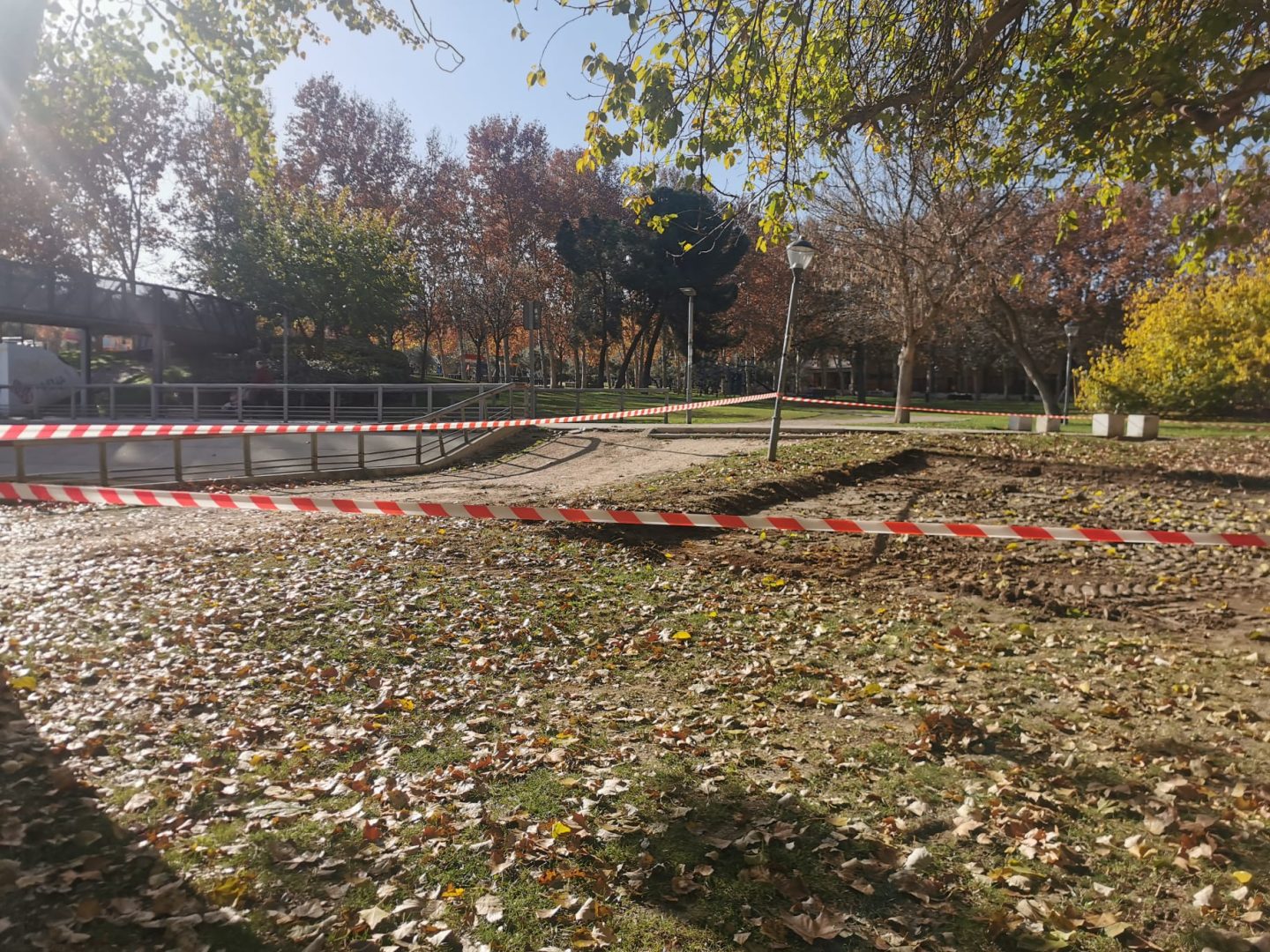 Comienzan las obras de instalación de un Parque de Calistenia y una Pista de Skate en el Parque Dolores Ibárruri