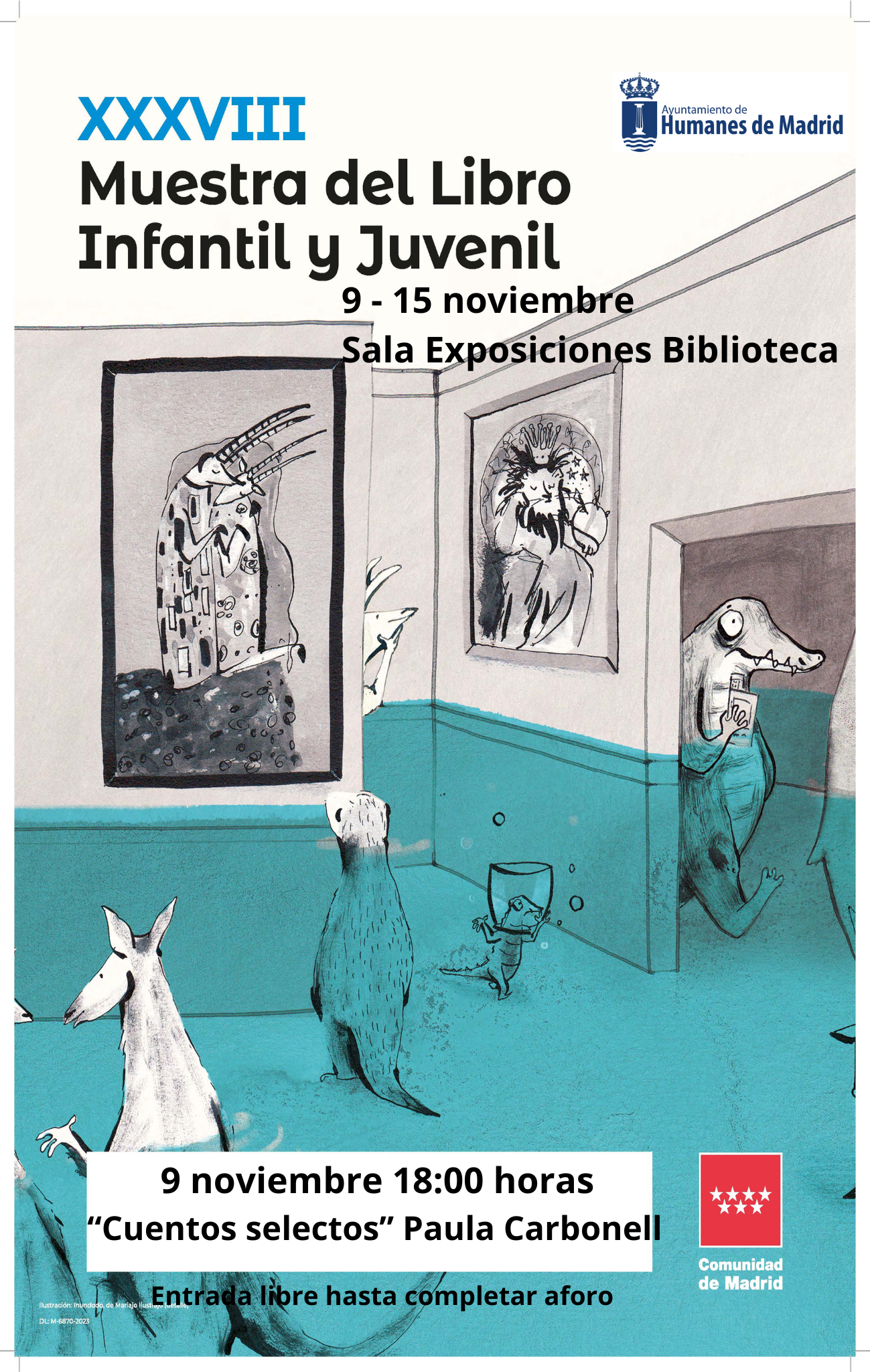 Del 9 al 15 de noviembre, Muestra del Libro Infantil y Juvenil en la Biblioteca Municipal “Lorenzo Silva”